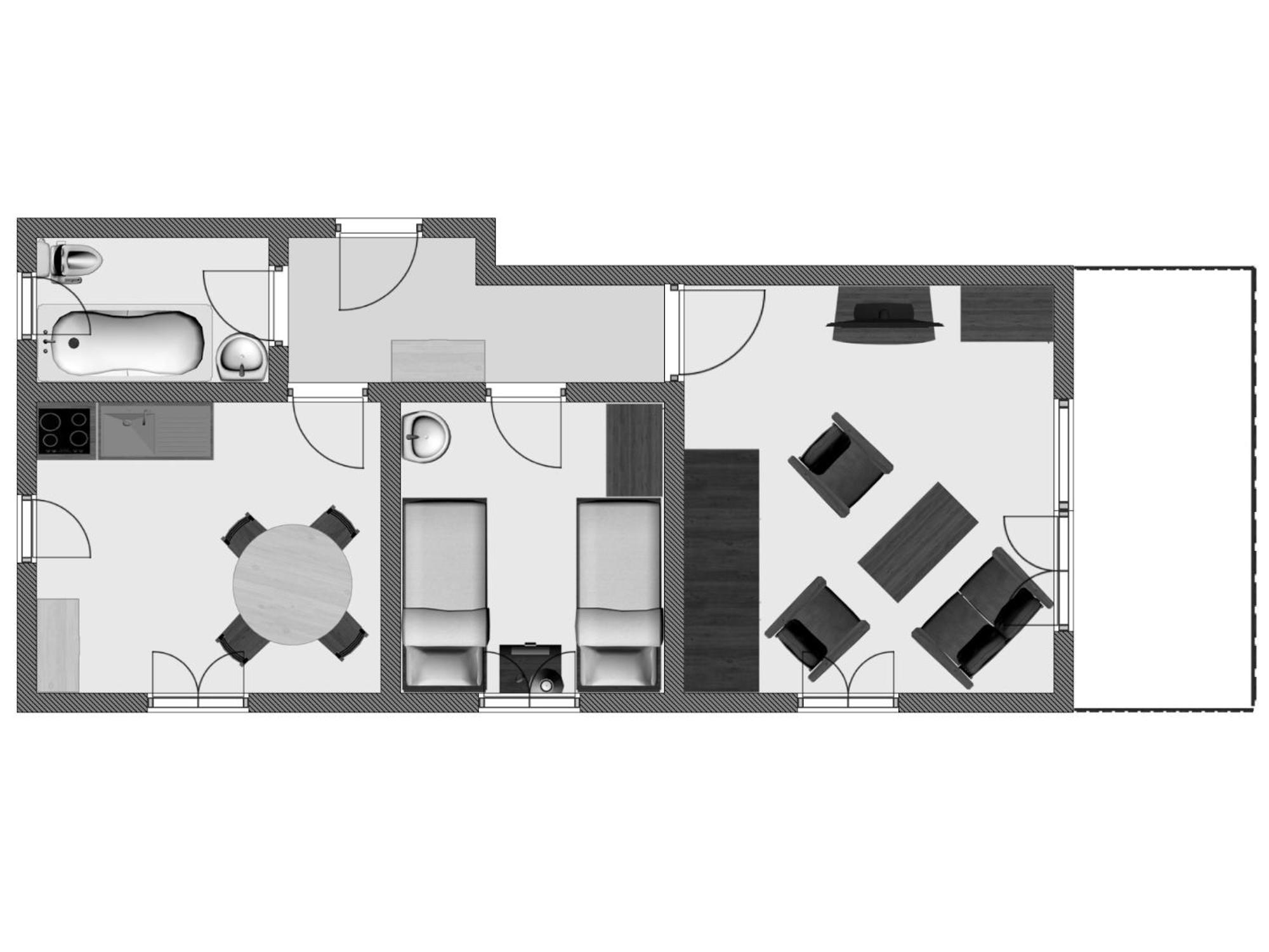 Chalet Soldanella 그라켄 객실 사진